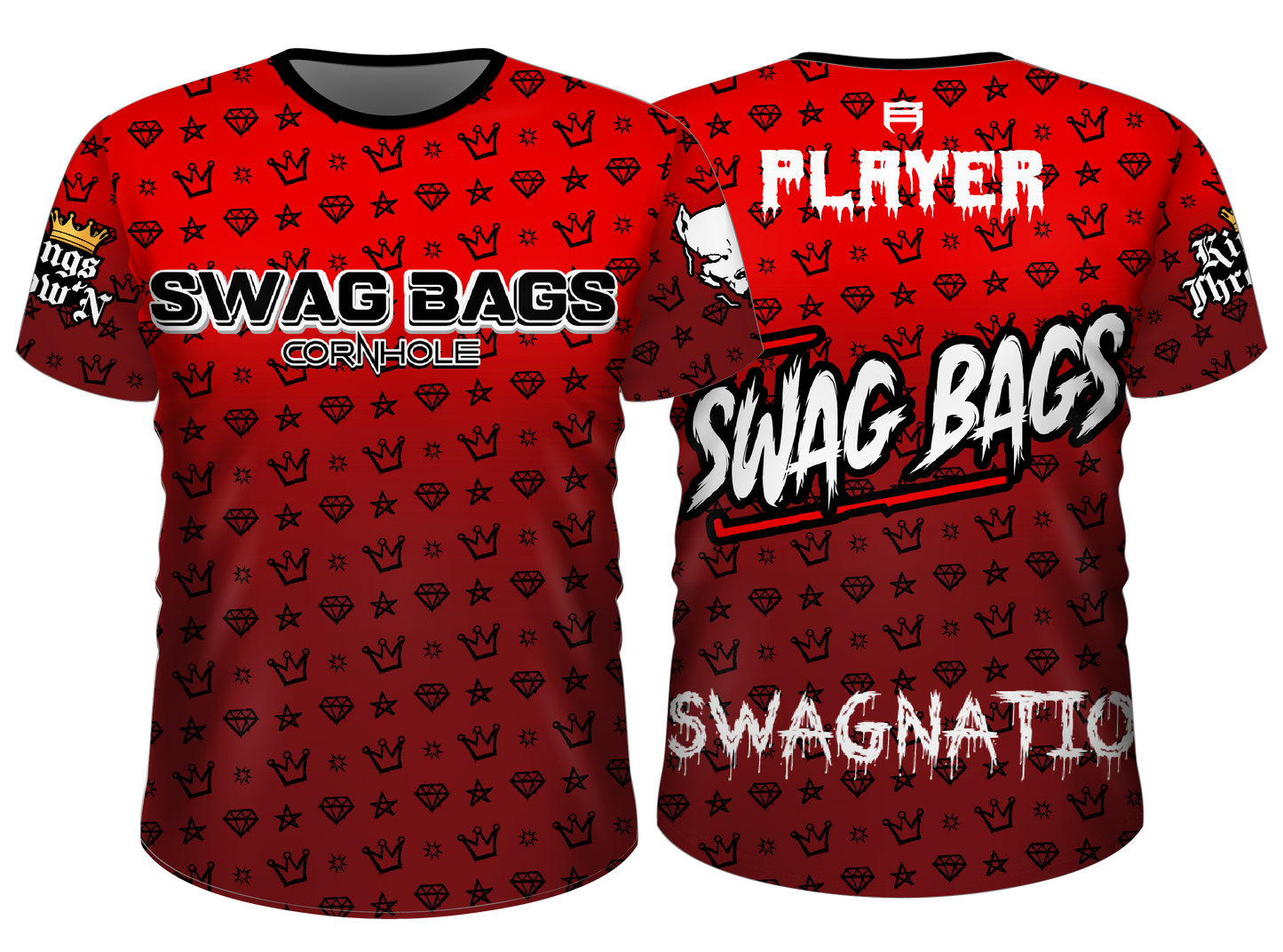 Swag Bags Red N Black Jersey