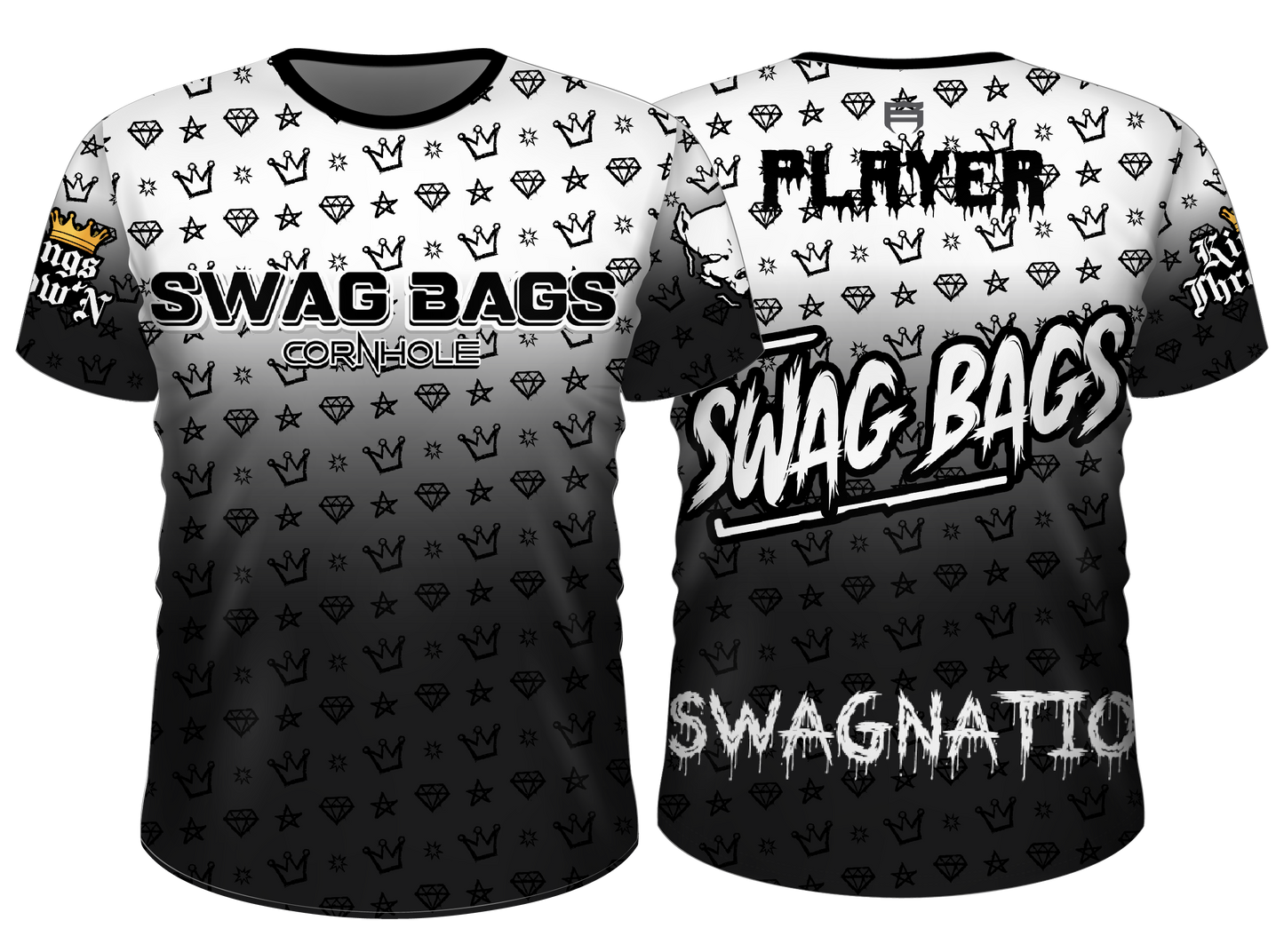 Swag Bags Black N White Jersey