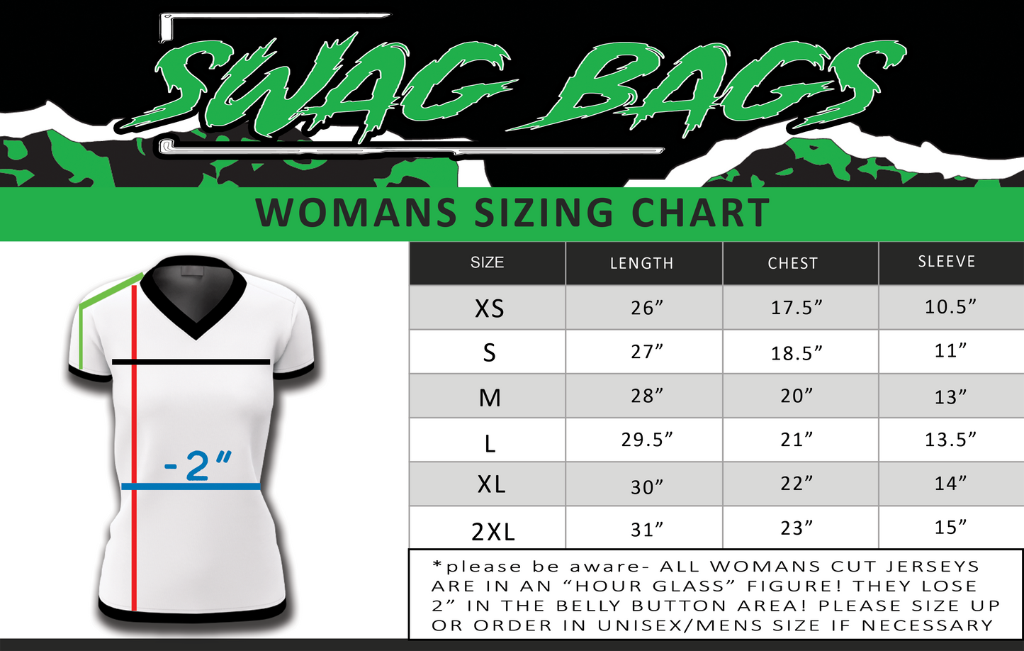 SWAG BAGS JERSEY- THROW LOUD!!!! GREEN AND GOLD