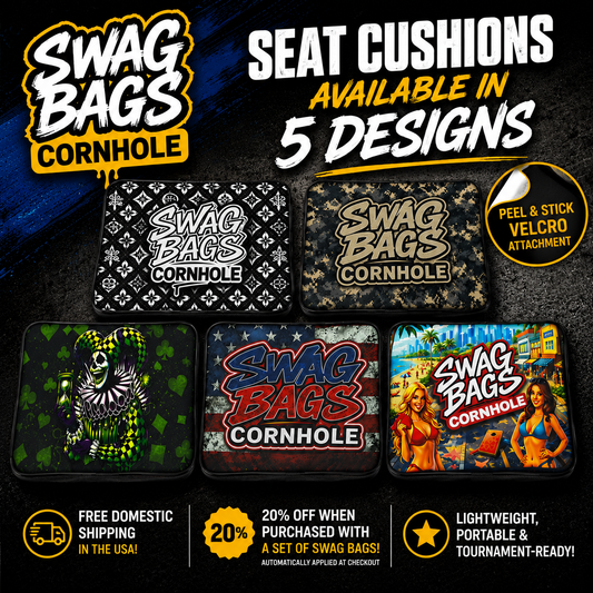 Swag Bags Seat Cushions (5 designs)