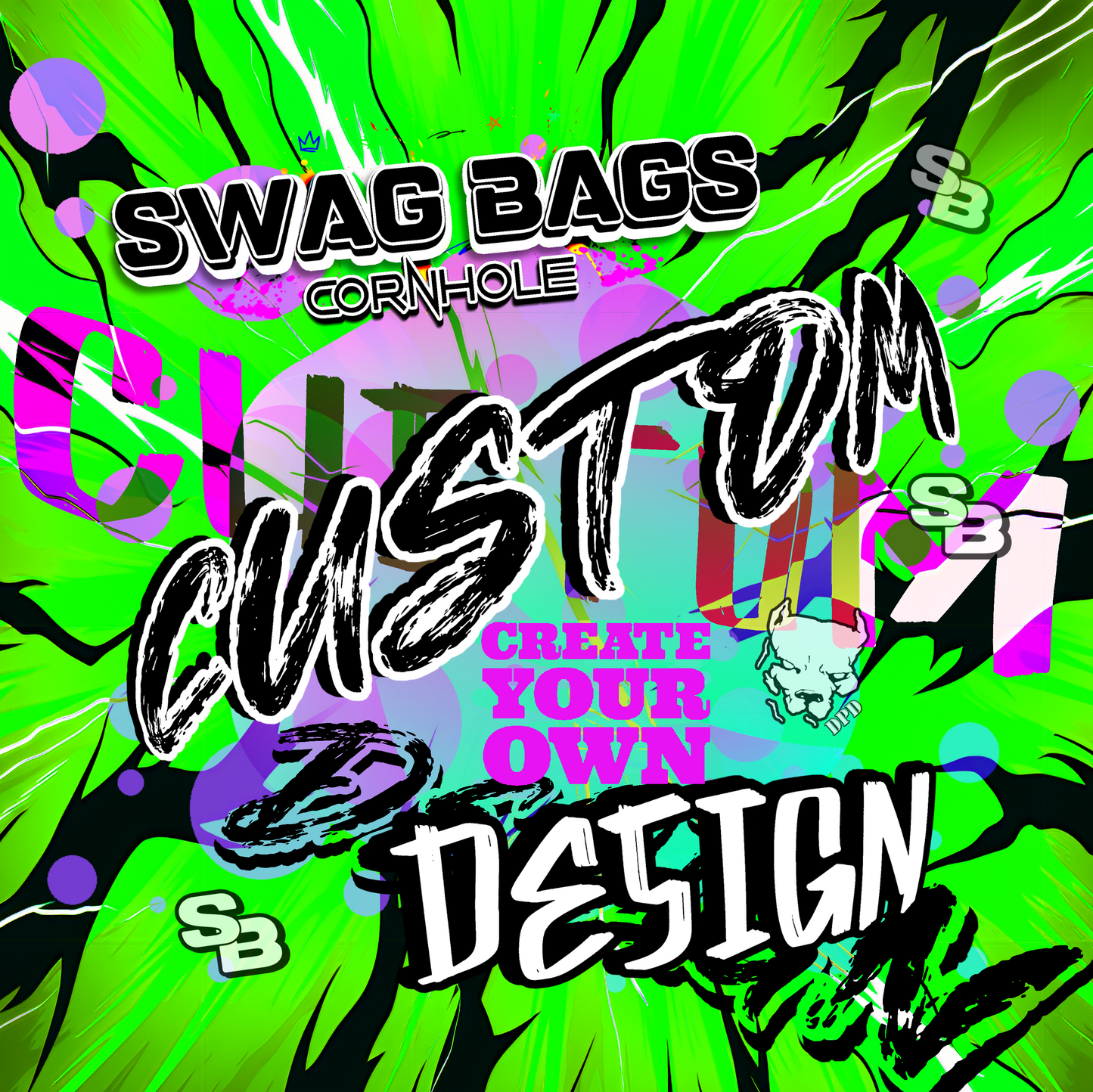 CUSTOM Chaos L BAGS - CREATE YOUR OWN!