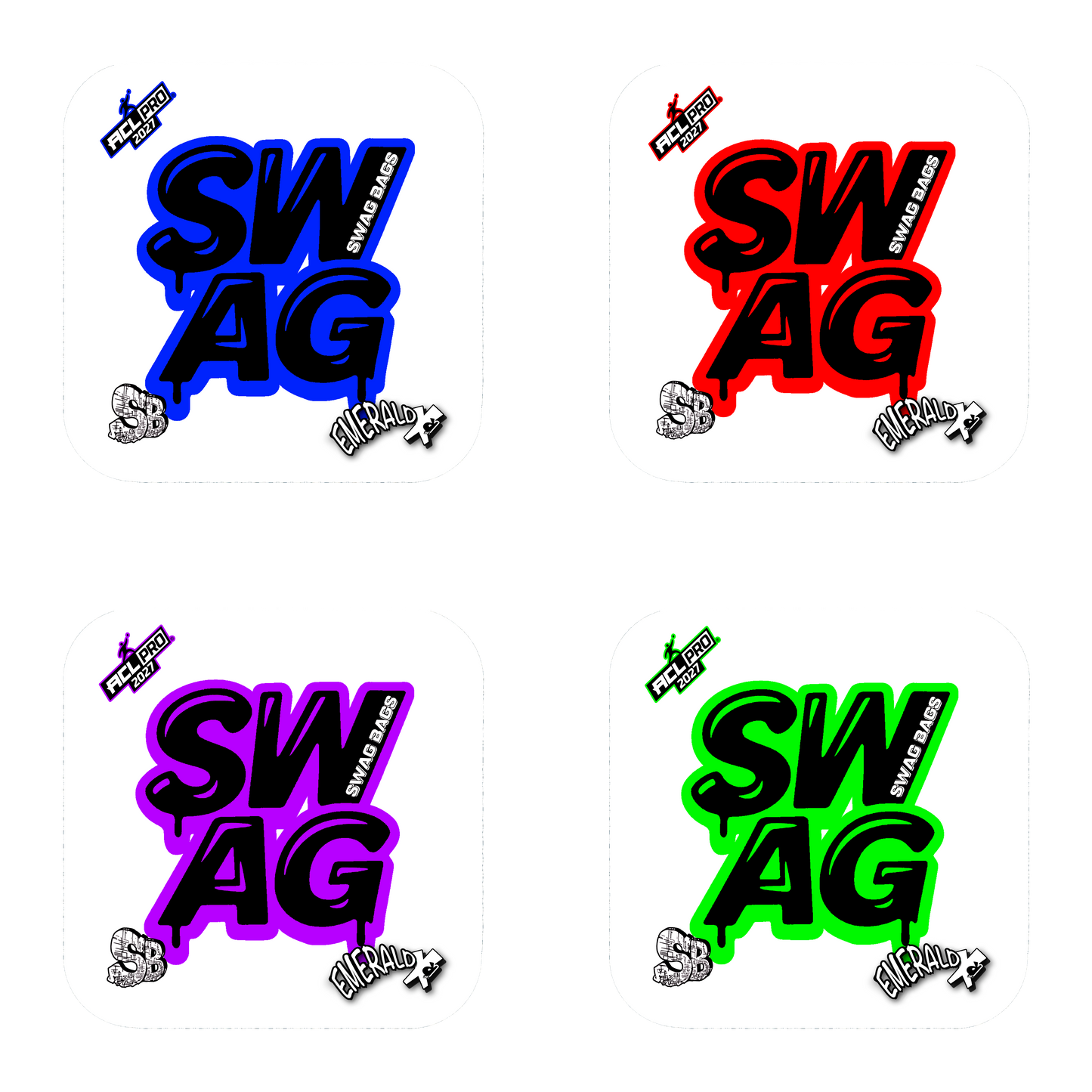 Drip SWAG - Emerald (White)