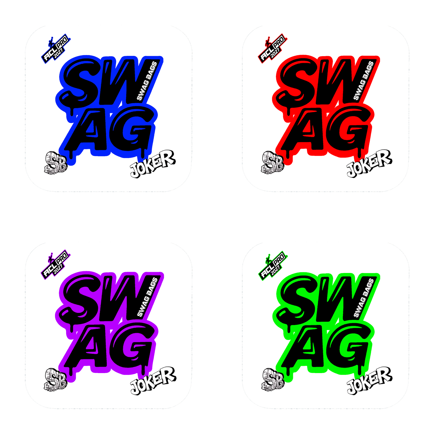 Drip SWAG - Joker (White)