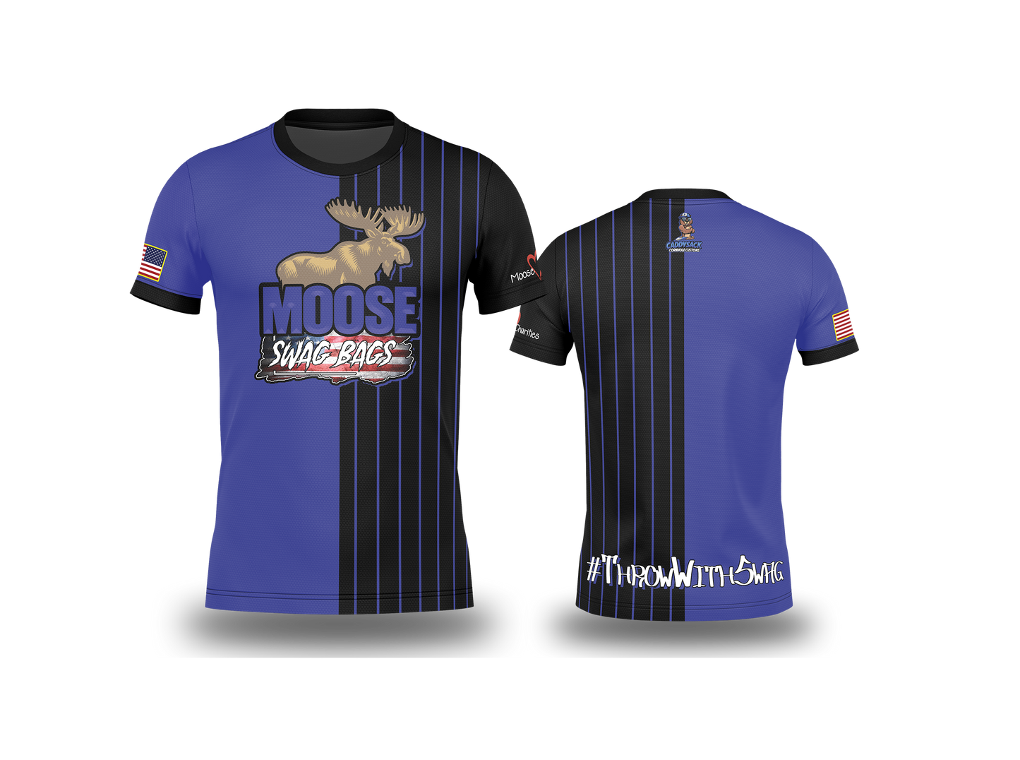 LOYAL ORDER OF MOOSE AND SWAG BAGS CORNHOLE JERSEY!