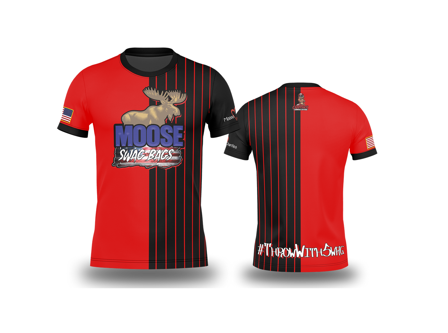 LOYAL ORDER OF MOOSE AND SWAG BAGS CORNHOLE JERSEY!