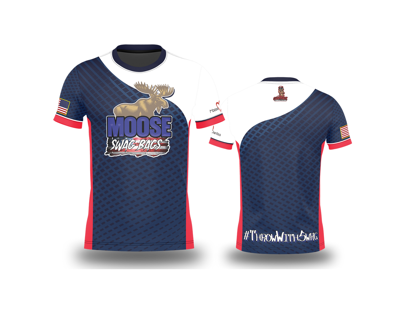 LOYAL ORDER OF MOOSE AND SWAG BAGS CORNHOLE "USA EDITION" JERSEY!