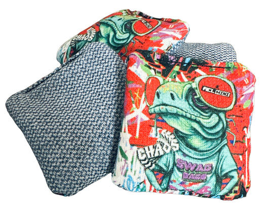 Chaos Mini Cornhole Bags (Lizard Swag)