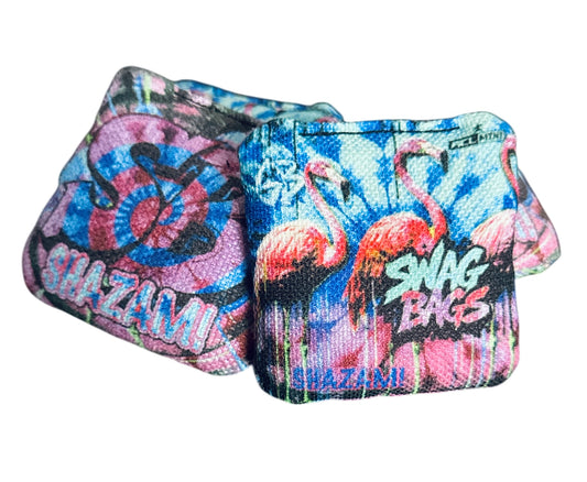 Shazam! Mini Cornhole Bags (Flamingo)