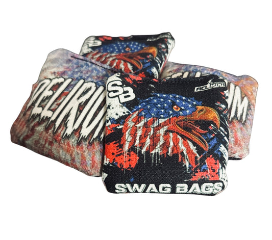 Delirium Mini Cornhole Bags (Eagle Swag)
