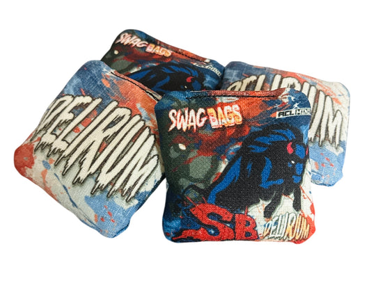 Delirium Mini Cornhole Bags (Buffalo Swag)