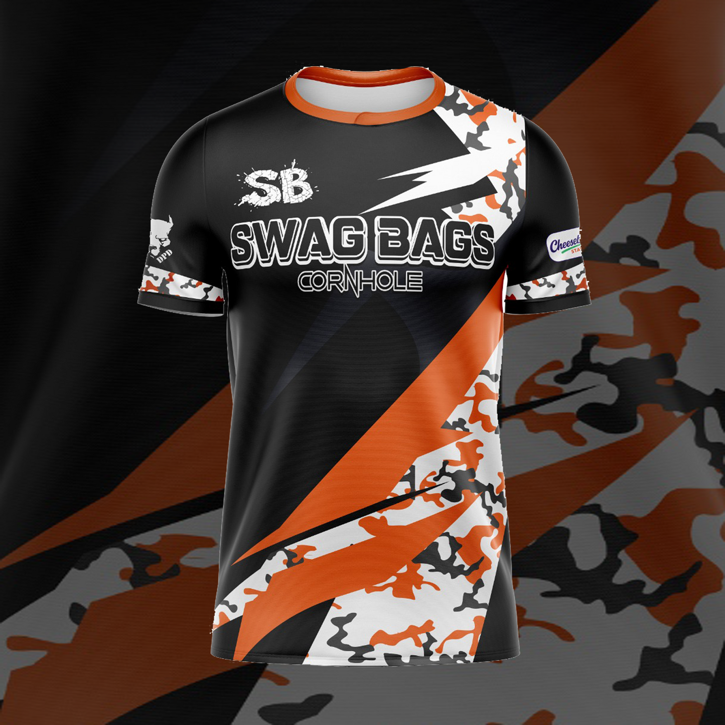SWAG BAGS BLACK "DISTORTED CAMO"  JERSEY (MULTI-COLOR)