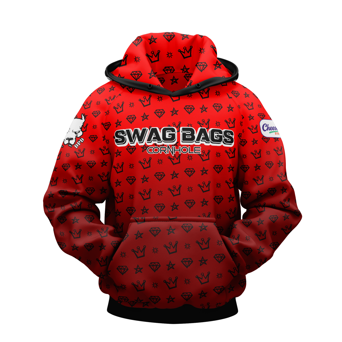 SWAG BAGS "CROWN AND DIAMOND AND STARS" HOODIE (MULTI-COLORS)