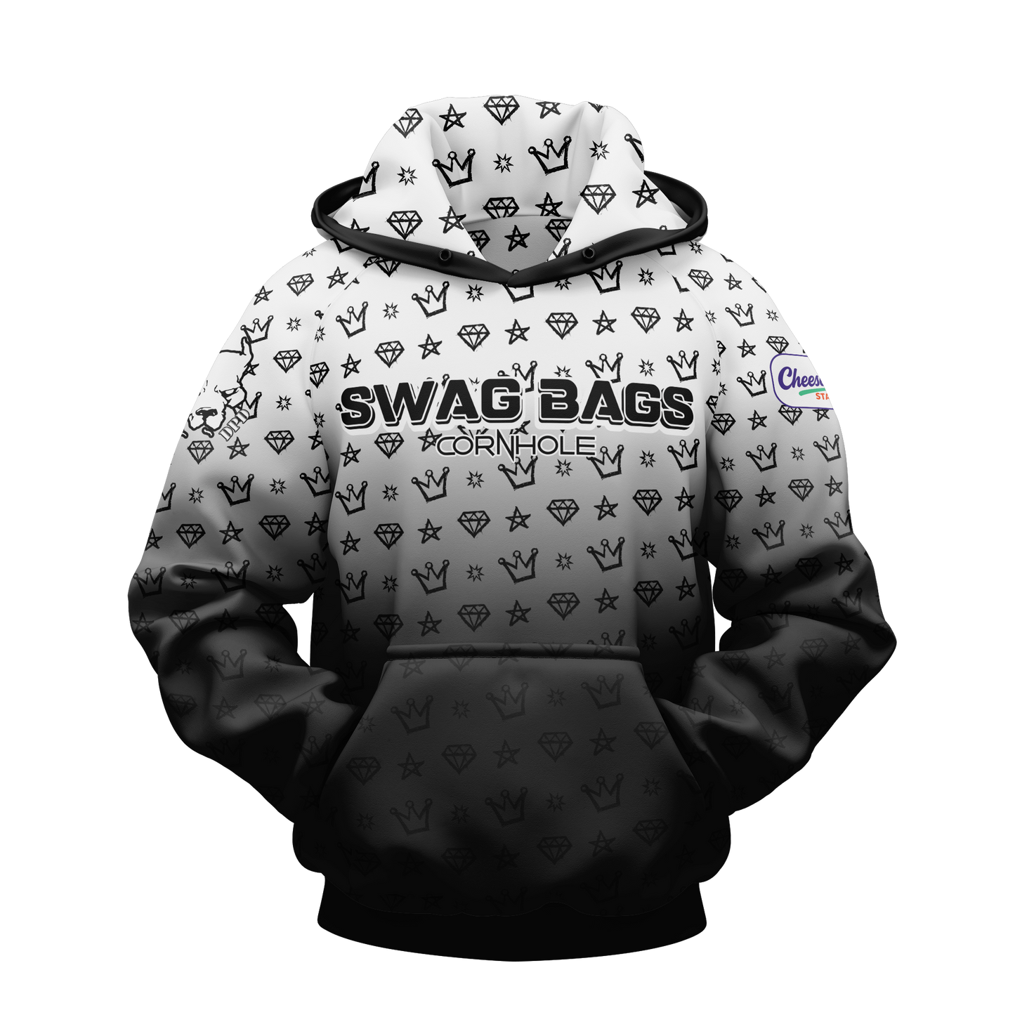 SWAG BAGS "CROWN AND DIAMOND AND STARS" HOODIE (MULTI-COLORS)