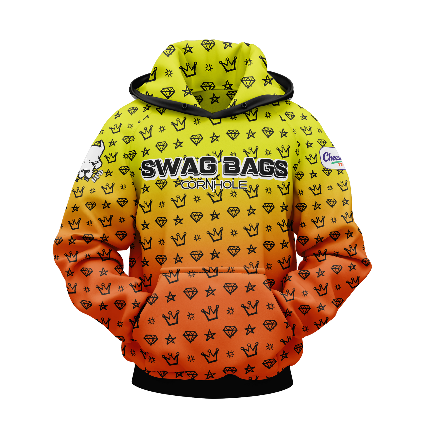 SWAG BAGS "CROWN AND DIAMOND AND STARS" HOODIE (MULTI-COLORS)