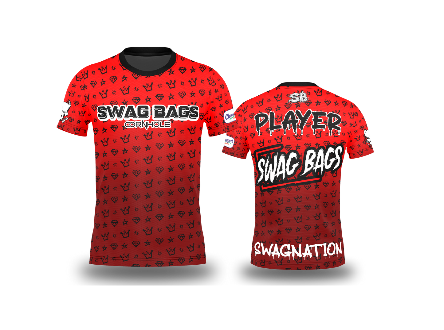 SWAG BAGS "CROWN AND DIAMOND AND STARS" JERSEY (MULTI-COLORS)