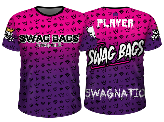 Swag Bags Purple N Pink Jersey