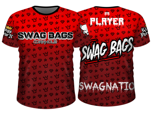 Swag Bags Red N Black Jersey