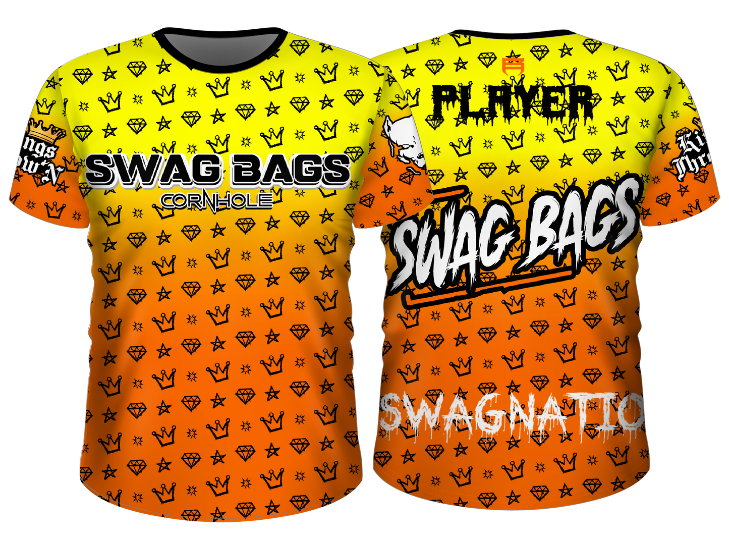 Swag Bags Orange N Yellow Jersey
