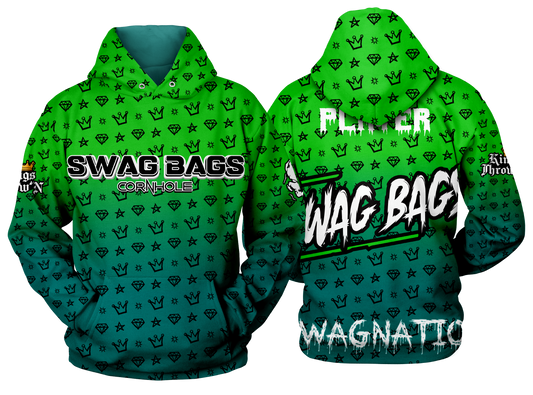 Swag Bags Green N Black "Swagger" Hoodie