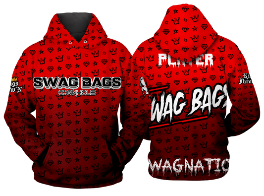 Swag Bags Red N Black "Swagger" Hoodie