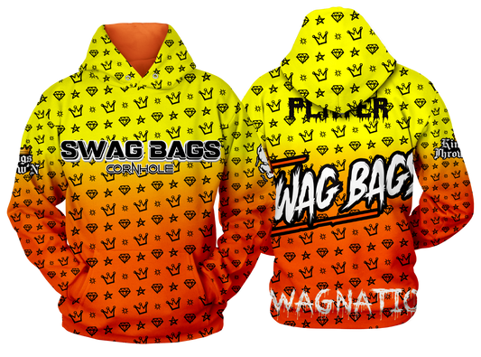 Swag Bags Yellow N Orange "Swagger" Hoodie