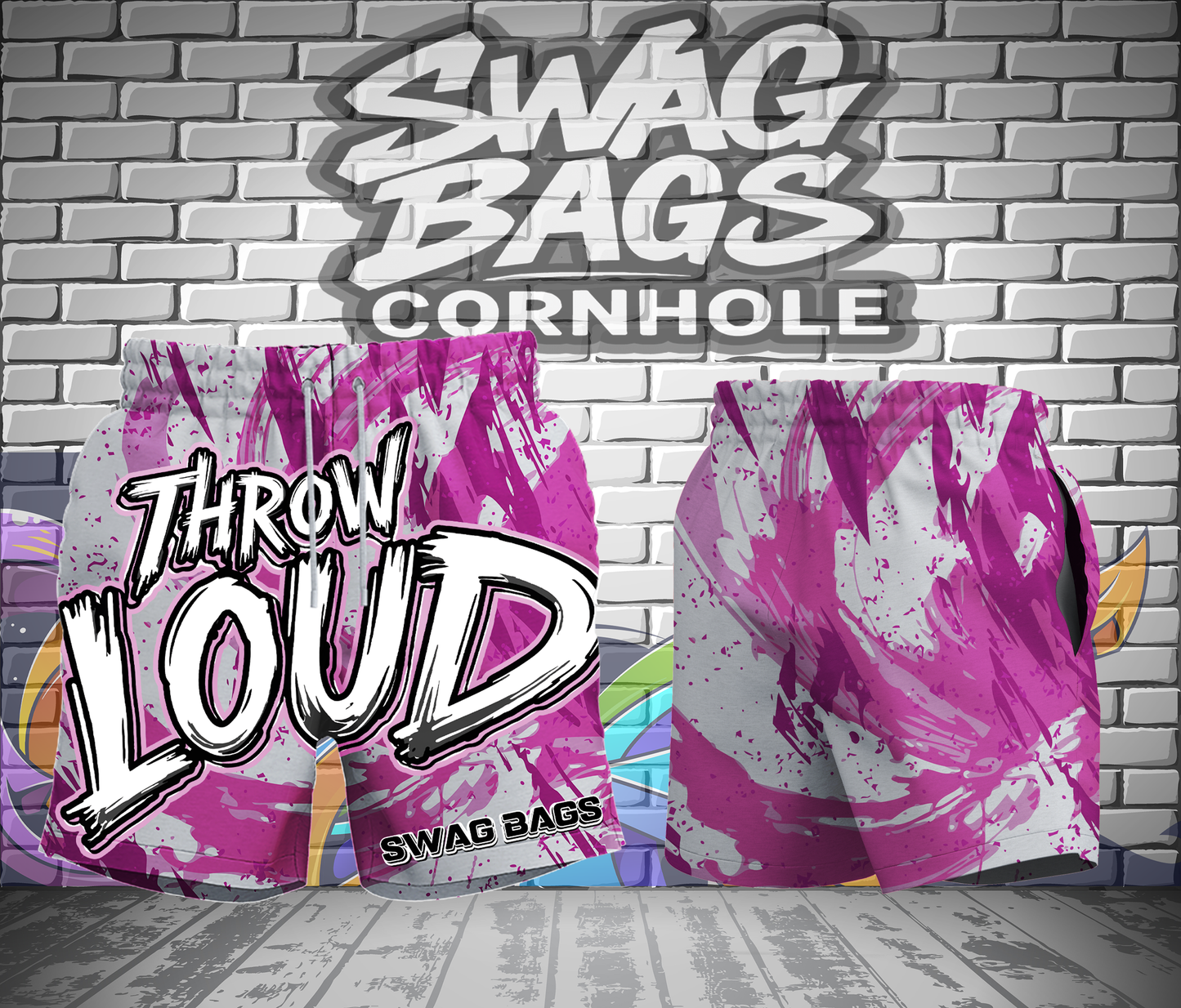 SWAG "THROW LOUD" PERFORMANCE SHORTS!-NEW MATERIAL