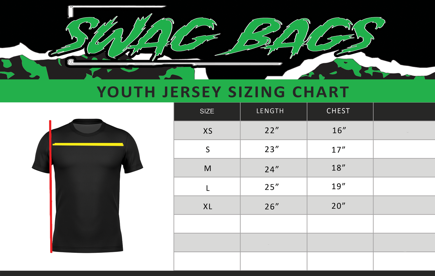 SWAG BAGS JERSEY-USA PRIDE