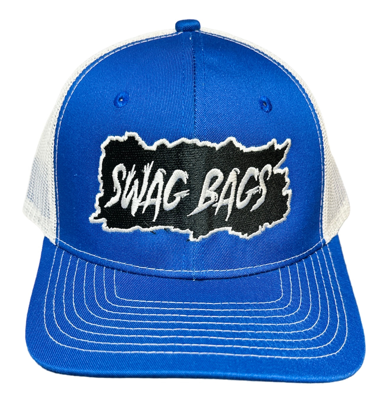 Swag Bags Royal Blue/White Hat