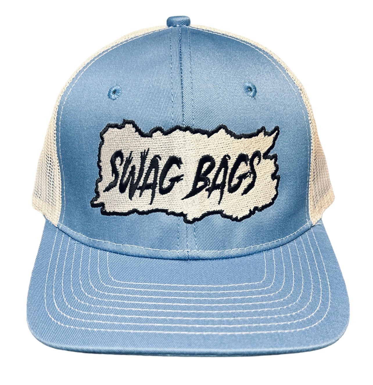 Swag Bags Baby Blue/White Hat