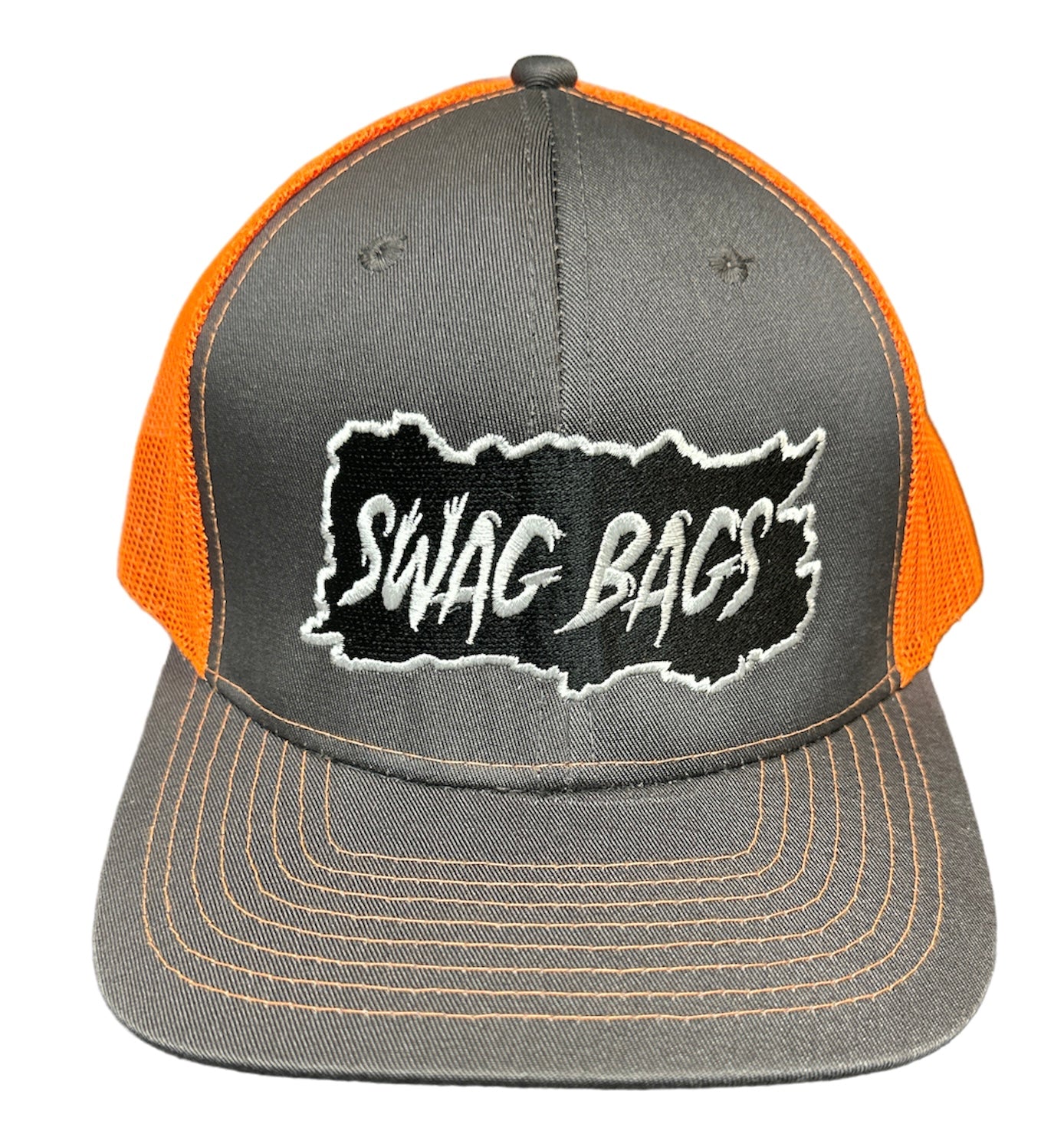 Swag Bags Grey/Orange Hat