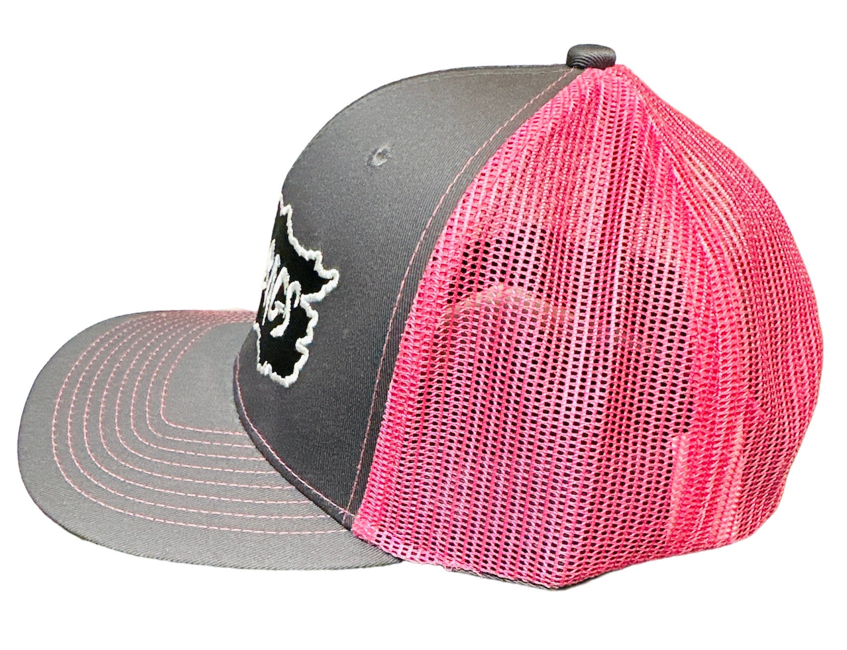 Swag Bags Grey/Pink Hat