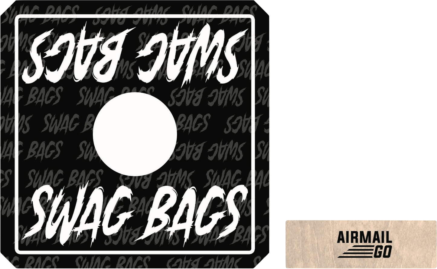 Swag Bags Cornhole Airmail GO Box - SWAG BAGS