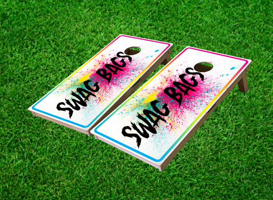 Swag Bags Cornhole Boards (Splash) - SWAG BAGS